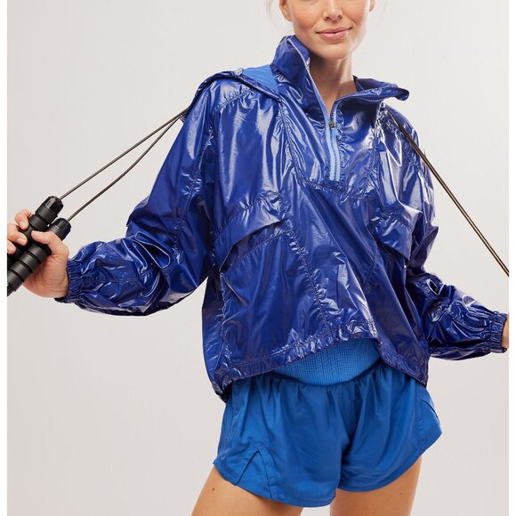 FP Movement by Free People Jackets & Blazers - 🎉LAST CHANCE🎉 FP MOVEMENT Spring Showers Packable Solid Rain Jacket / Atlantic